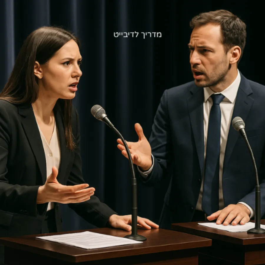 דיבייט: כל מה שצריך לדעת על אמנות הוויכוח המובנה