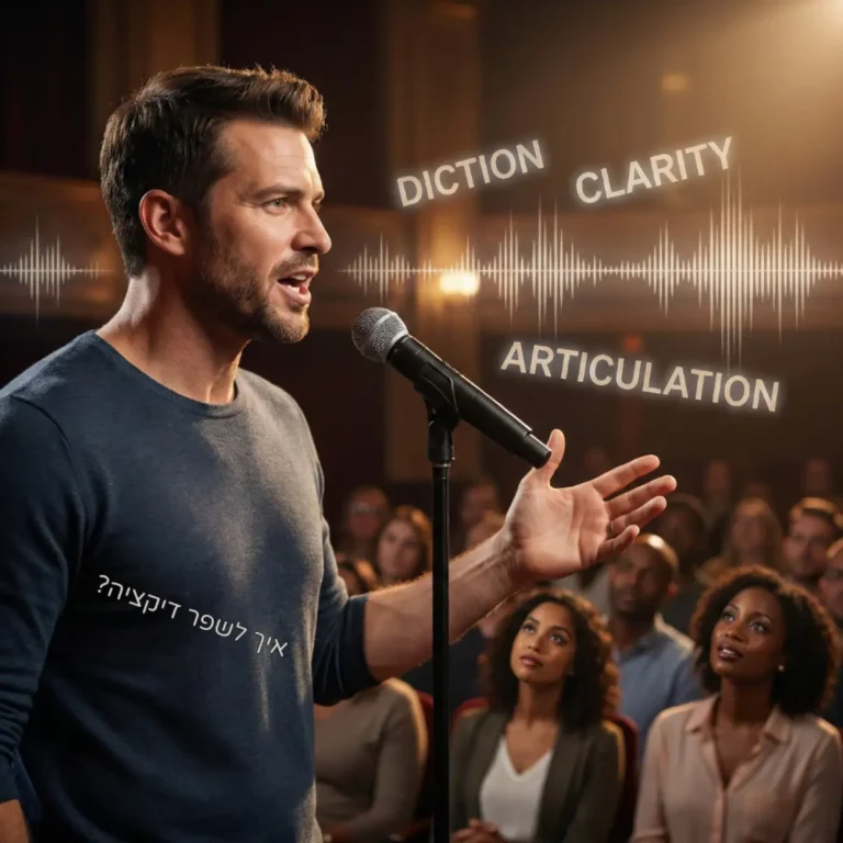 דיקציה: איך לדבר ברור, להישמע טוב ולהשפיע בכל סיטואציה